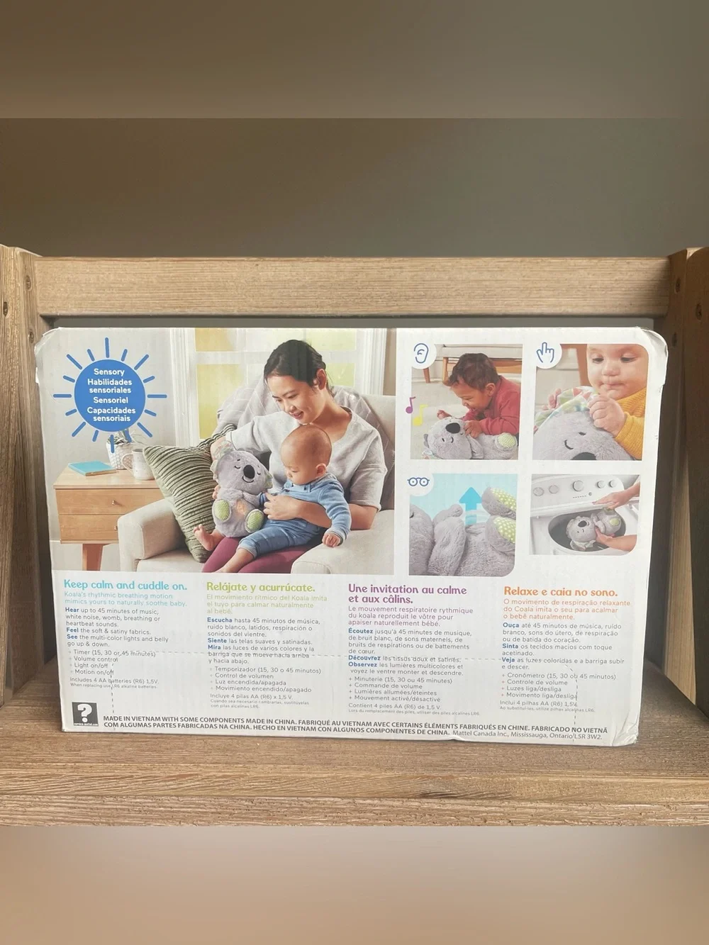 ORG Fisher-Price Soothe ‘n Snuggle Koala Plush Baby Sound Machine NEW Damage Box - Picture 4 of 10